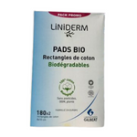 Liniderm Pads BIO Rectangles de Coton Biodegradables 180*2 - GILBERT