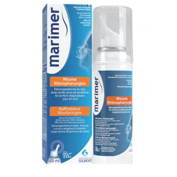 Marimer Rhume Rhinopharyngite Adulte 100 ML - GILBERT