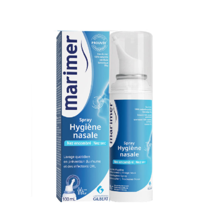 Marimer Spray Isotonique Hygiene Nasale Quotidienne Adulte 100 ML - GILBERT