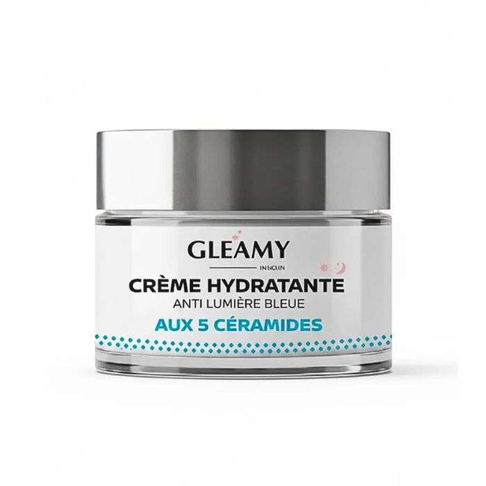 Creme Hydratante Anti Lumiere Bleu aux 5 Ceramides 50 ML - GLEAMY