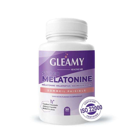 Super Melatonine 30 Gelules - GLEAMY