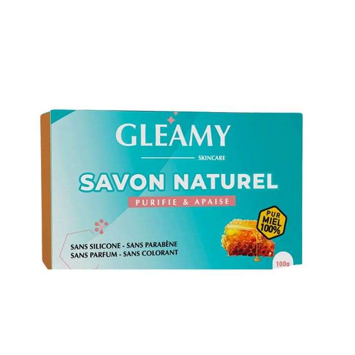 Savon Naturel Amande et Miel 100G - GLEAMY