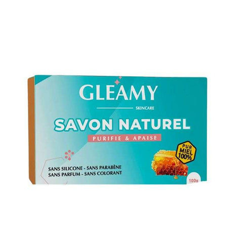 Savon Naturel Amande et Miel 100G - GLEAMY