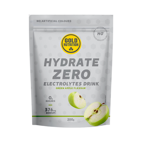 Ho Hydrate Zero Electrolytes Drink Green Apple Flavour 200 G - GOLD NUTRITION