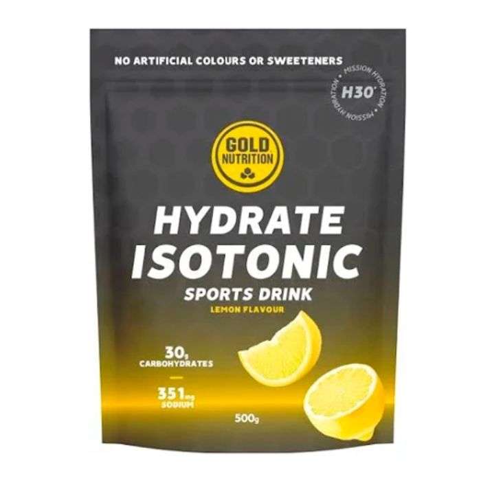 Hydrate Isotonic Lemon Flavour 500G - GOLD NUTRITION