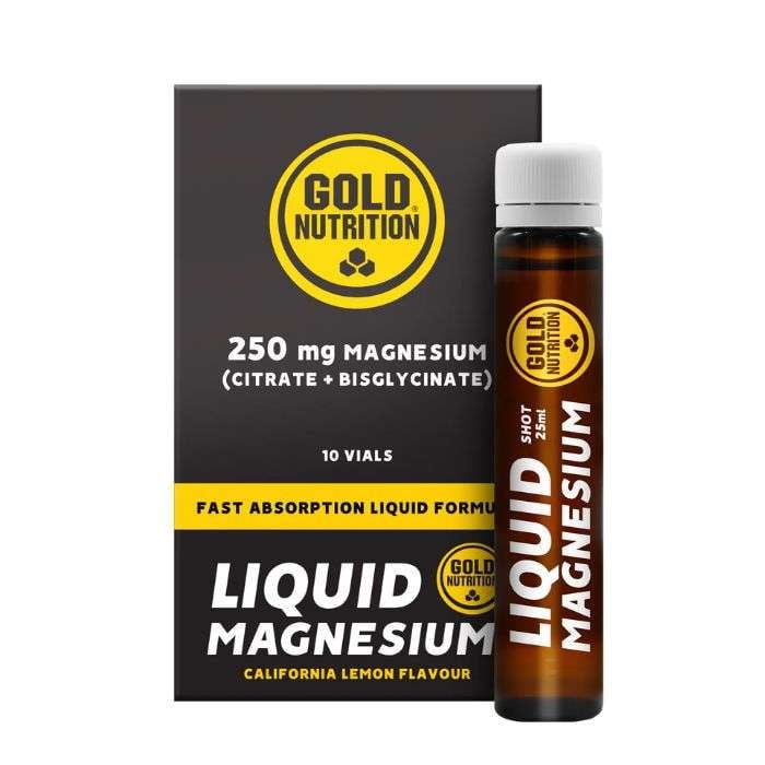 Liquid Magnesium Shot 10X25 ML Gout Citron - GOLD NUTRITION