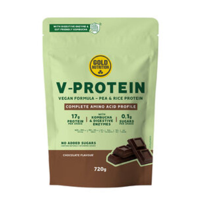 V-Protein Chocolate Flavour 720 G - GOLD NUTRITION