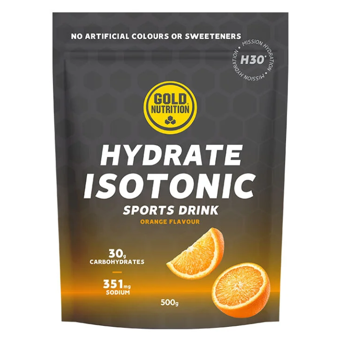 Nutrition H30 Hydrate Isotonic Orange Flavour 500 G - GOLD NUTRITION