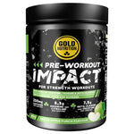 Pre Workout Impact Green Apple Punch Flavour 300 G - GOLD NUTRITION