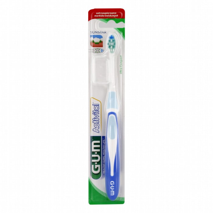 Brosse A Dents Activital Souple avec Tete Silhouette Ref 585 - GUM