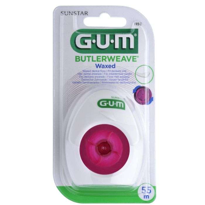 Fil Dentaire Butlerweave Cire Larges Espaces Ref 1155 - GUM
