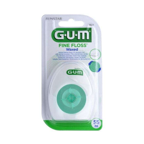 Fil Dentaire Fine Floss Cire Espaces Etroits Ref 1555 - GUM