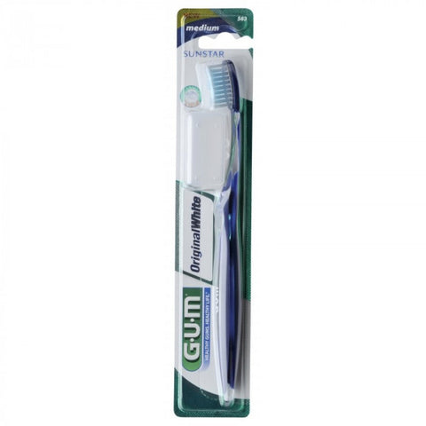 Brosse A Dents Original White Medium Compacte Ref 563 - GUM