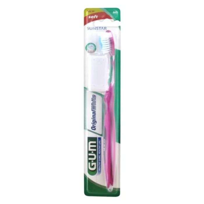 Brosse A Dents Original White Medium Compacte Ref 563 - GUM