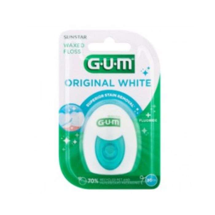 Dentaire Original White Fils Dentaires Fluore et Anti Coloration 30 M Ref 2040 - GUM