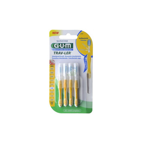 Manche par 4 Unites avec Brosette Extra Fine 1.3 Mm Ref 1514 - GUM