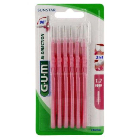 Manche par 6 Unites avec Brosette Fine 1.2 Mm Ref 2614 - GUM