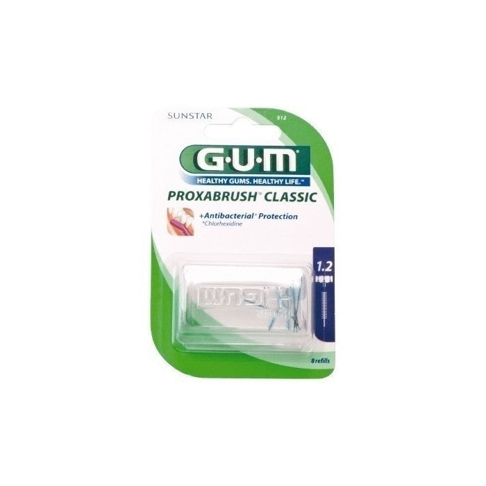 Recharge Brosettes Extra Fines par 8 Unites 1.2 Mm Ref 512 - GUM