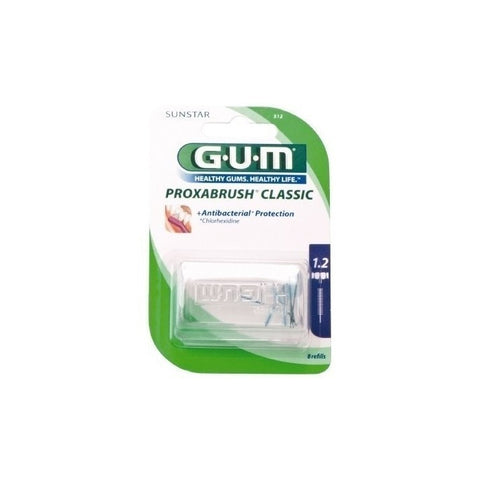 Recharge Brosettes Extra Fines par 8 Unites 1.2 Mm Ref 512 - GUM