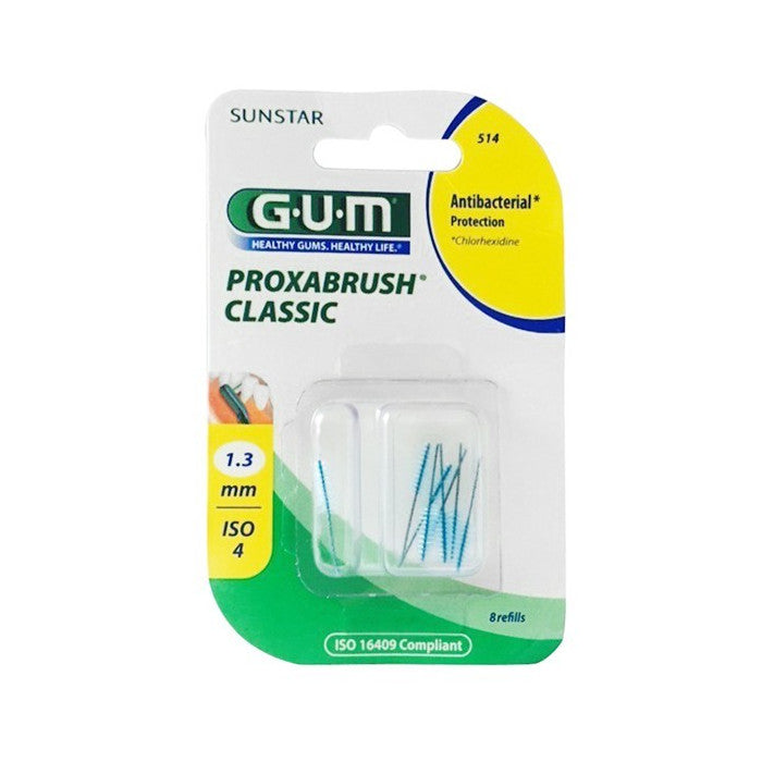 Recharge Brosettes Extra Fines par 8 Unites 1.3 Mm Ref 514 - GUM