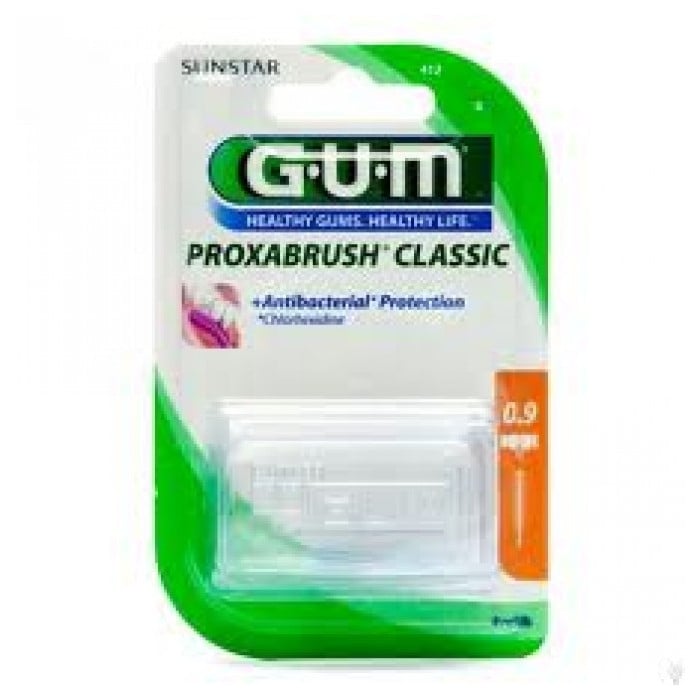 Recharge Brossettes Ultra Fines par 8 Unites 0.9MM Ref 412 - GUM