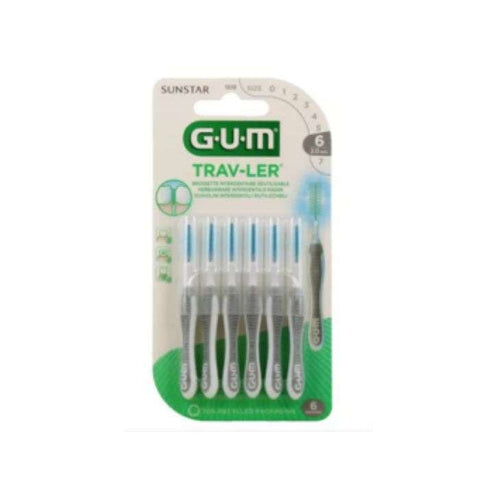 Travler Brosse Interdentaire 2.0 Mm Pack de 6 Ref1618 - GUM