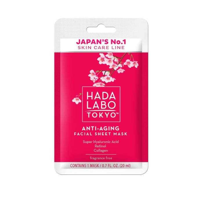 Anti-Aging Facial Sheet Mask 20ML - HADA LABO