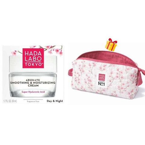 Offre Absolute Smoothing and Moisturizing Cream 50ML + Trousse Offerte - HADA LABO