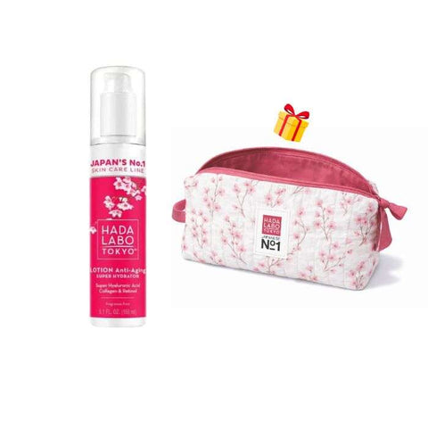 Offre Lotion Anti-Aging Super Hydrator 150ML + Trousse Offerte - HADA LABO