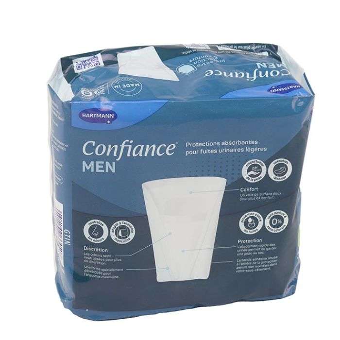Confiance Men Absorption 3 Protection Absorbantes 14 Unites Ref 242102 - HARTMANN