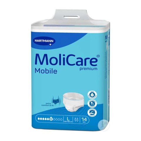 Molicare Premium Mobile Jour Taille L 14 Pieces - HARTMANN