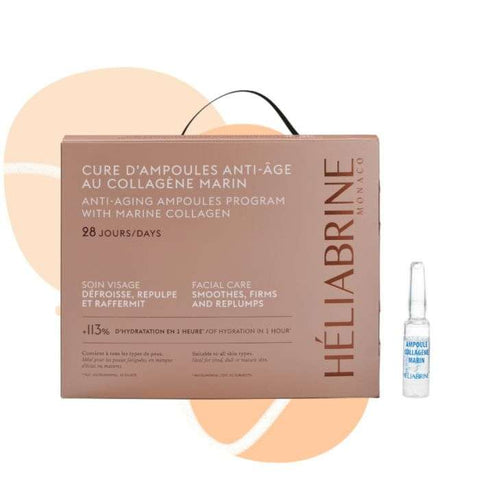 Ampoules au Collagene Marin Cure Anti Age 28 Jours - HELIABRINE
