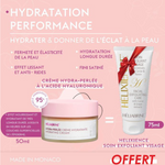 Hydra Perlee Creme Hydratante 50 ML et Helixience Soin Exfoliant Visage 75 ML Offert - HELIABRINE
