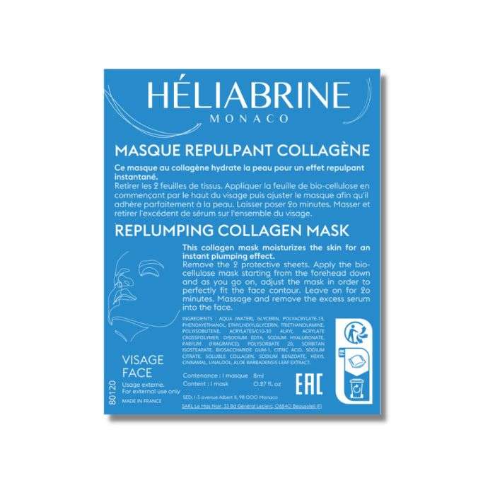 Masque Repulpant Collagene - HELIABRINE
