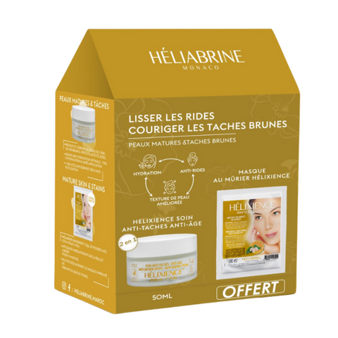 Helixience Soin Anti Taches Anti Age 50 ML et Masque au Murier Helixience - HELIABRINE