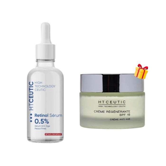 Offre Serum Retinol 0.5 % + Creme Regenerante 50ML Offert - HTCEUTIC