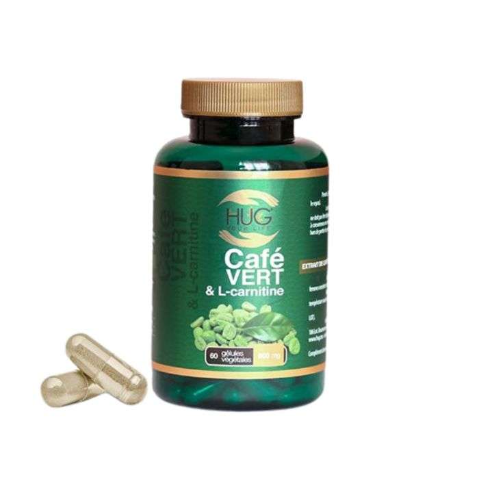 Green Coffee et L Carnitine 60 Gelules 600 MG - HUG