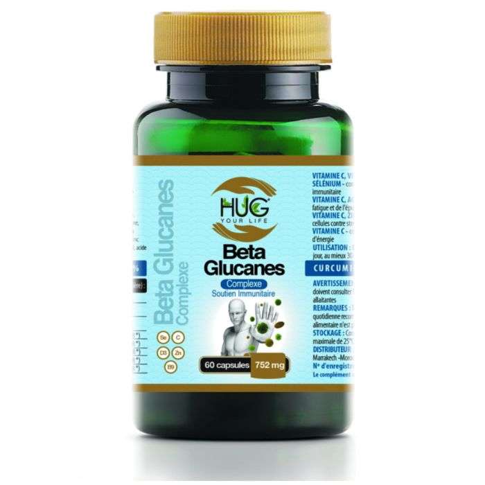 Beta Glucanes 60 Capsules - HUG