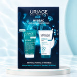 Coffret Uriage Hyséac Duo anti-imperfections : fluide Hyséac Mat SPF50+ et gel nettoyant Hyséac 50 ml offert