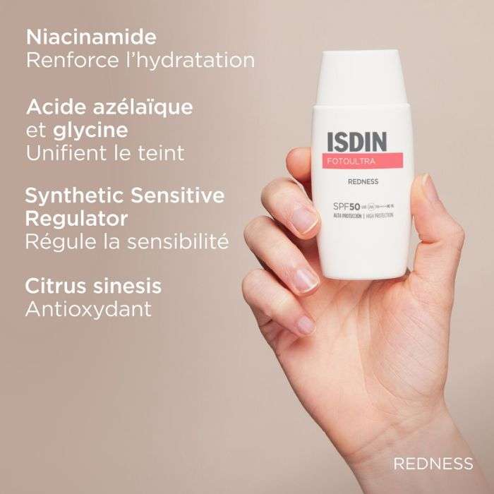 Ecran Solaire Fotoultra Redness SPF 50+ 50 ML - ISDIN