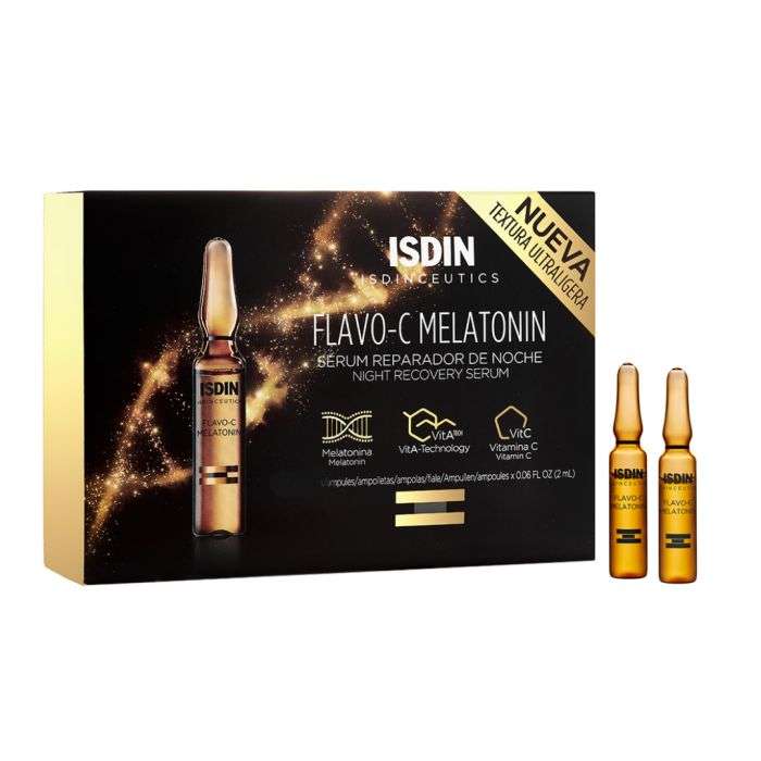 Flavo C Melatonin Serum Reparateur Nuit 10 Ampoules - ISDIN