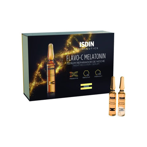 Flavo-C Melatonin Sérum Réparateur Nuit 30 Ampoules - ISDIN