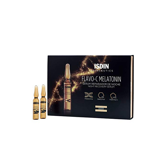 Flavo-C Melatonin Sérum Réparateur Nuit 30 Ampoules - ISDIN