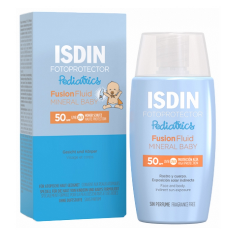 Fotoprotector Pediatrics Fusion Fluid Mineral Baby Spf50+/ 50 ML - ISDIN