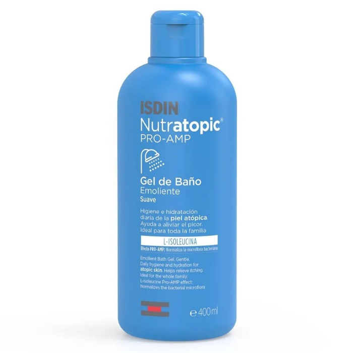 Nutratopic Pro Amp Gel de Bain Emollient Peaux 400 ML - ISDIN