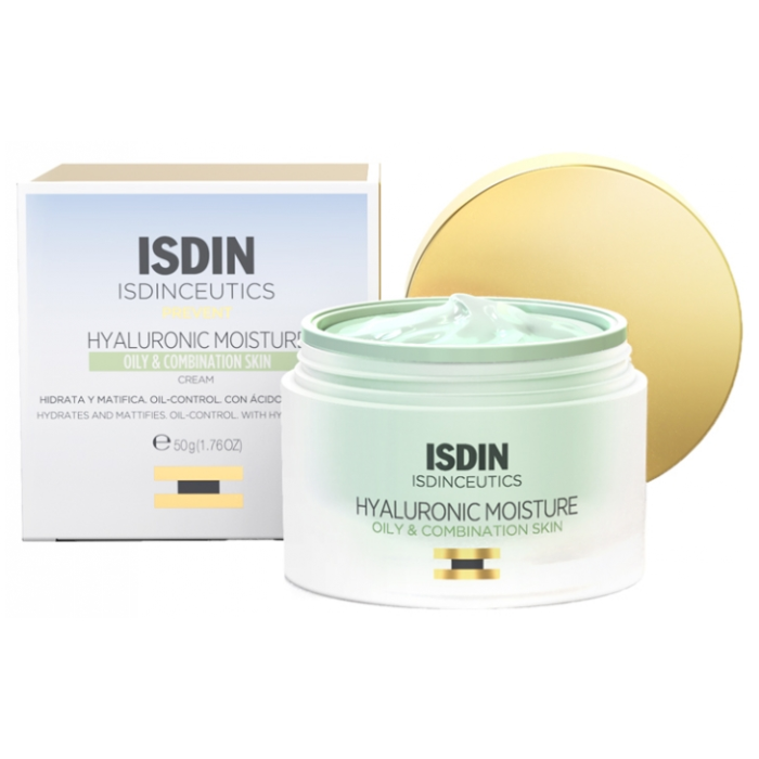 Isdinceutics Hyaluronic Moisture Creme Peaux Grasses et Mixtes 50G - ISDIN