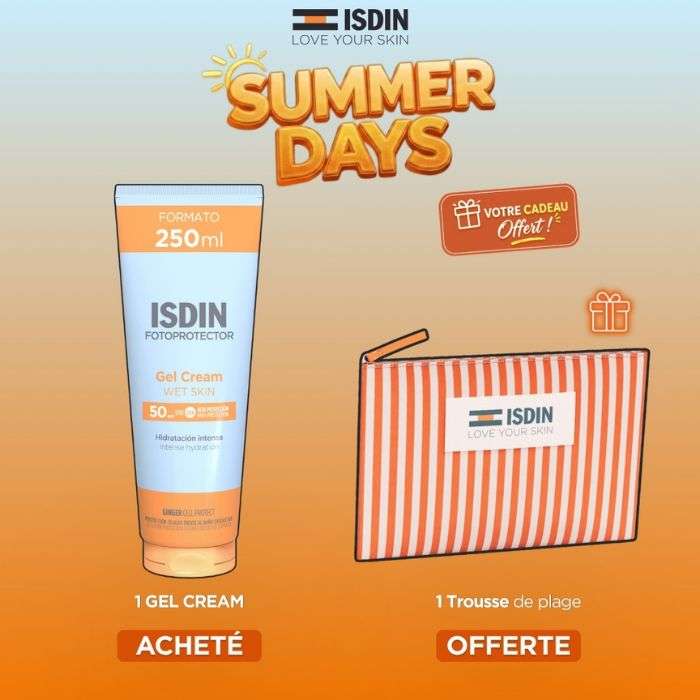 Offre Fotoprotector Gel Cream Wet Skin SPF 50+ /250ml + Trousse Offerte - ISDIN