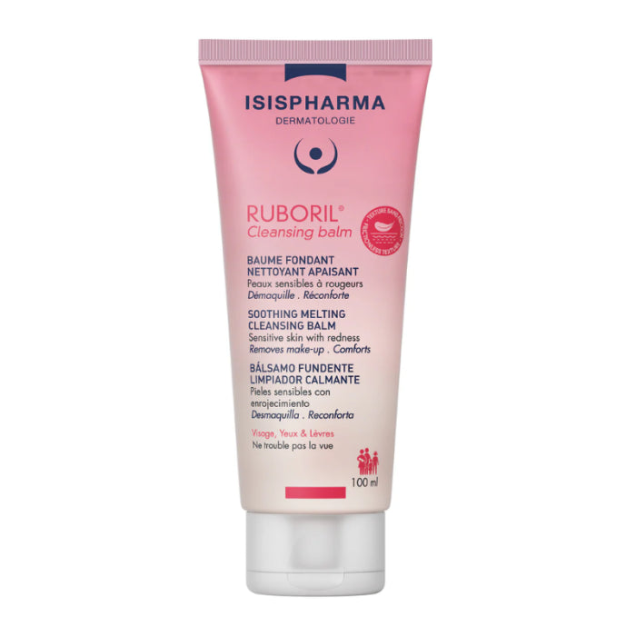 Ruboril Baume Fondant Nettoyant Apaisant Peau Sensible 100 ML - ISISPHARMA