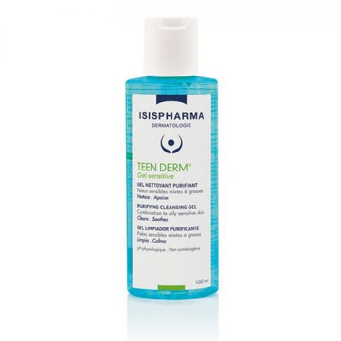Teen Derm Gel Nettoyant Sensitive 100ML - ISISPHARMA