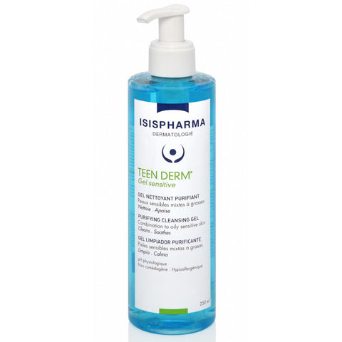 Teen Derm Gel Sensitive 250 ML - ISISPHARMA